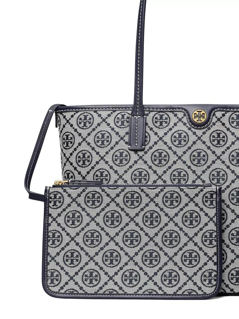 商品Tory Burch|Small T Monogram Zip Tote Bag,价格¥2743,第5张图片详细描述