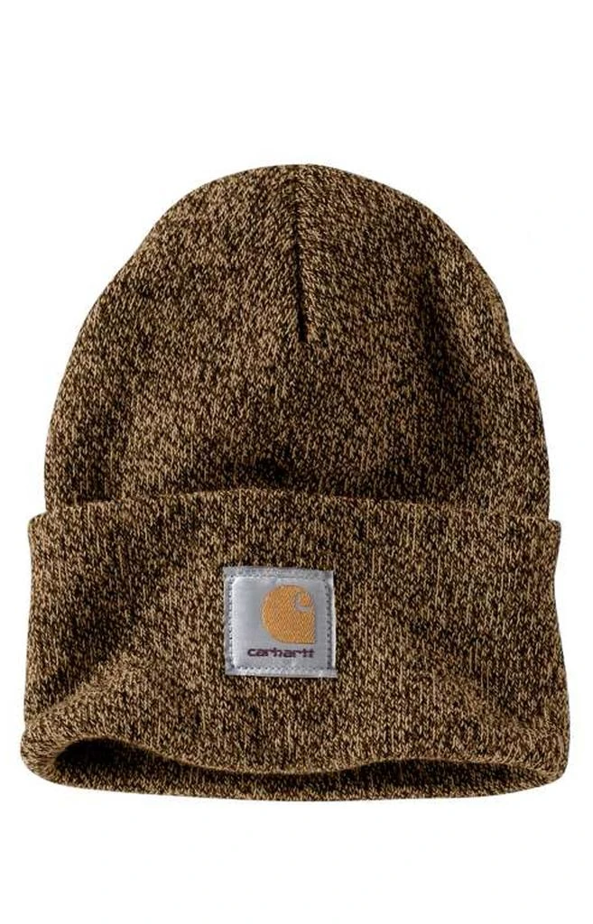 商品Carhartt|(A18) Acrylic Watch Hat - Dark Brown/Sandstone,价格¥117,第1张图片