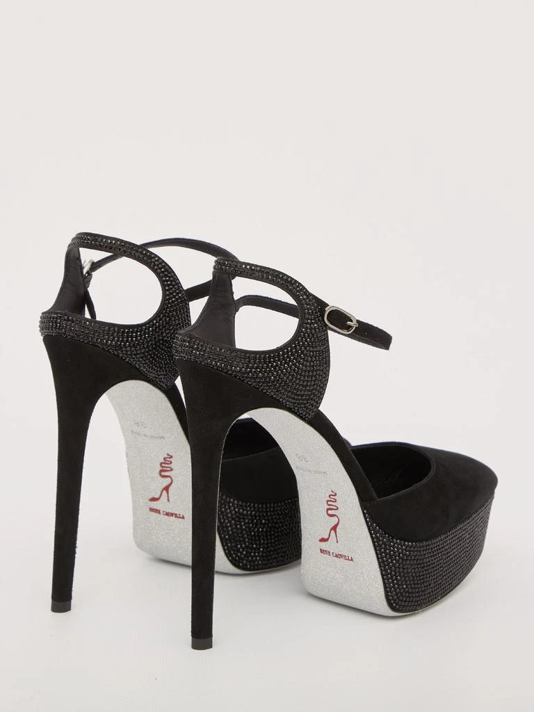 商品Rene Caovilla|René Caovilla Selena Embellished Ankle Strap Pumps,价格¥3665,第2张图片详细描述