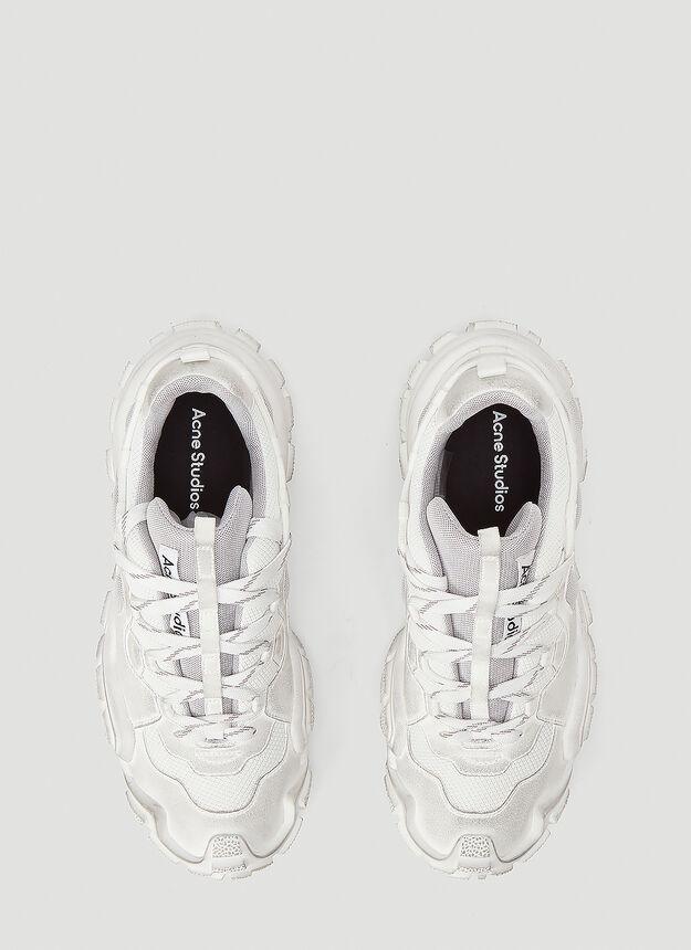 Boltzer Tumbled Sneakers in White商品第2张图片规格展示