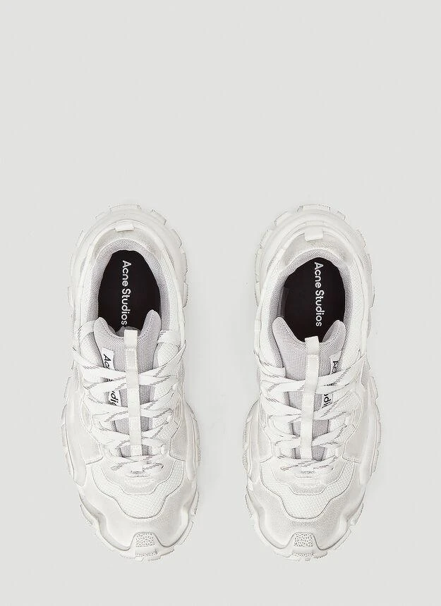 商品Acne Studios|Boltzer Tumbled Sneakers in White,价格¥5012,第2张图片详细描述