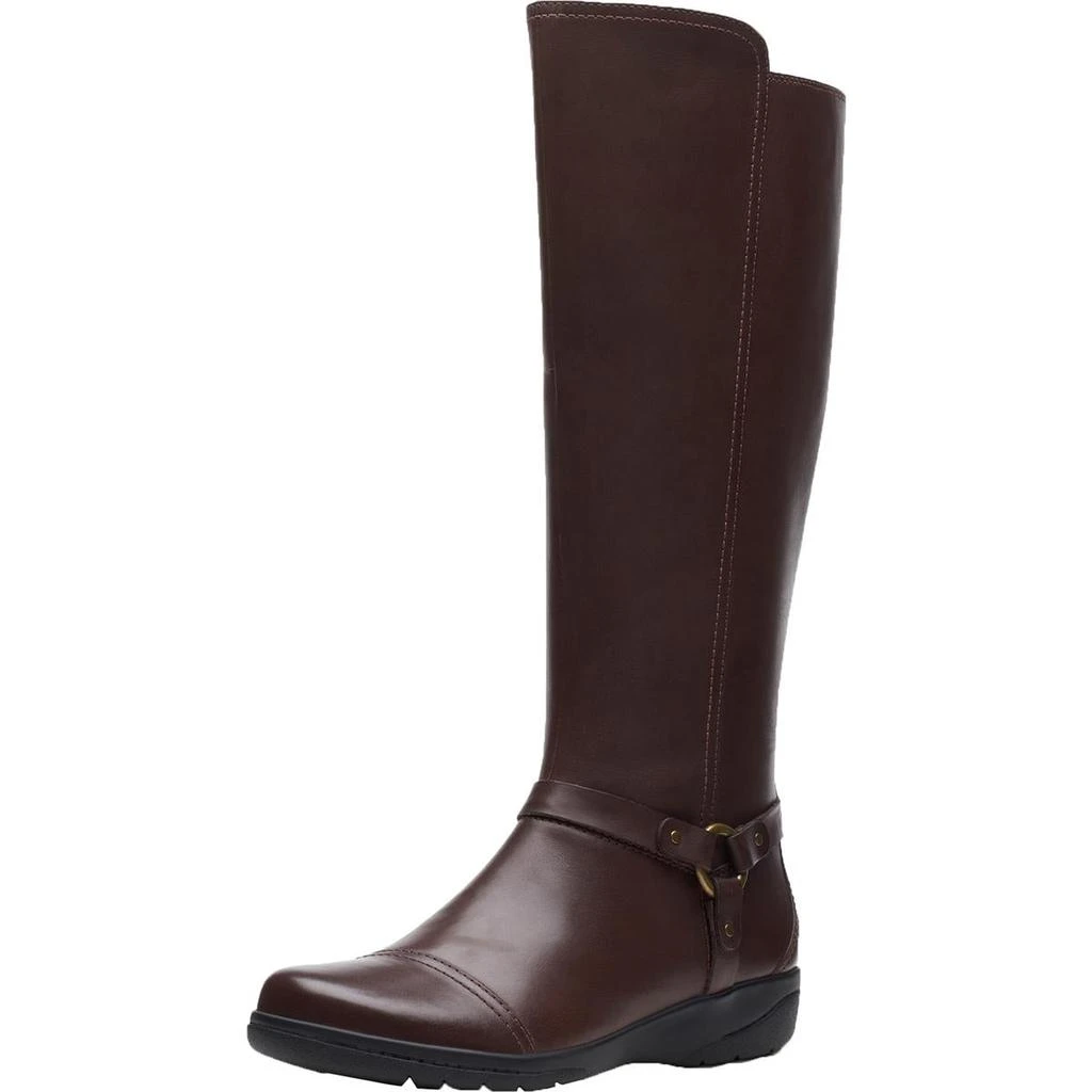 商品Clarks|Clarks Women's Cheyn Lindie Leather Ortholite Tall Knee High Boots,价格¥282,第2张图片详细描述