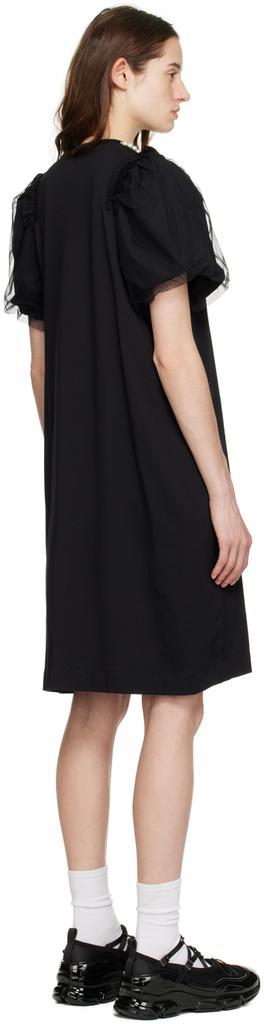 商品Simone Rocha|Black Ruffle Midi Dress,价格¥4416,第5张图片详细描述