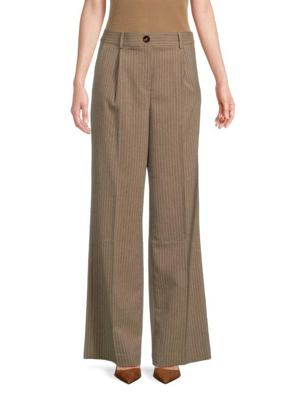 商品Tommy Hilfiger|Striped Wide Leg Trousers,价格¥263,第1张图片