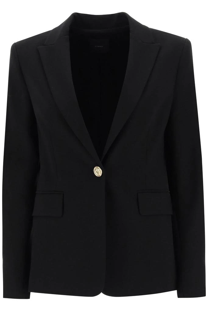 商品PINKO|'Signum' Single Breasted Blazer In Milano Stitch,价格¥1830,第1张图片