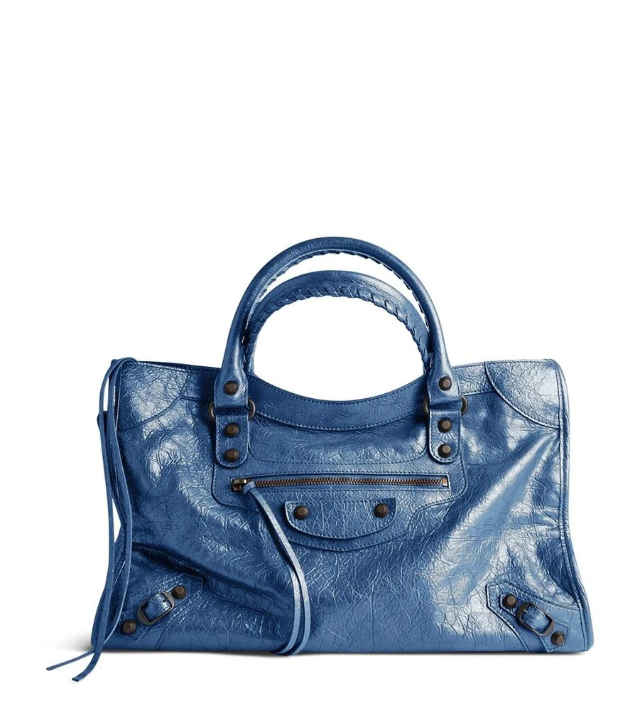 商品Balenciaga|Small Lambskin Le City Top-Handle Bag,价格¥23132,第1张图片