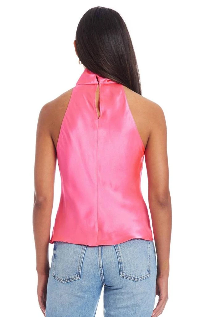 商品Amanda Uprichard|Sandrine Top in Fluro Pink,价格¥1019,第2张图片详细描述