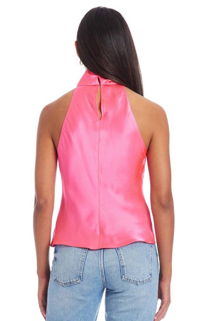 商品Amanda Uprichard|Sandrine Top in Fluro Pink,价格¥900,第4张图片详细描述
