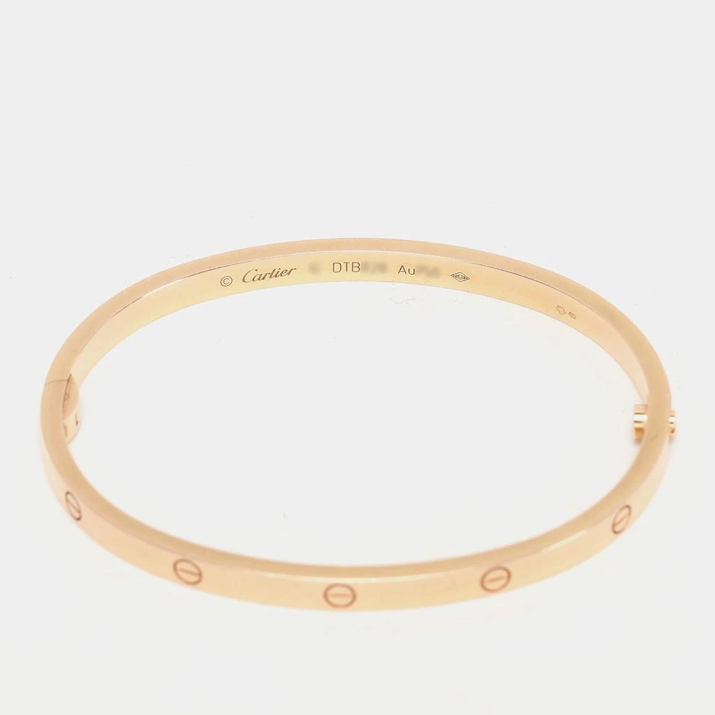 商品[二手商品] Cartier|Cartier 18K Rose Gold Love Bangle Bracelet,价格¥25379,第4张图片详细描述