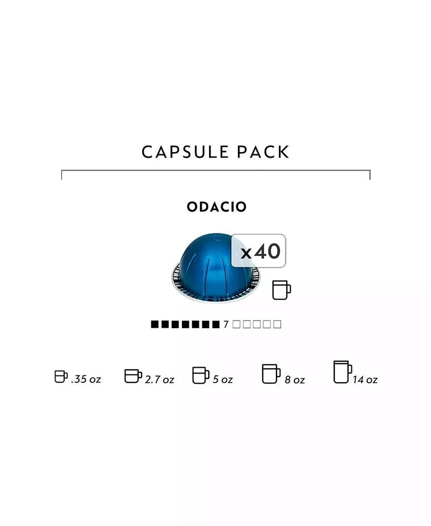 商品Nespresso|VertuoLine Odacio, 40 Capsules,价格¥387,第5张图片详细描述