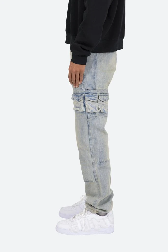 商品MNML|V244 Cargo Baggy Denim - Vintage Blue,价格¥257,第3张图片详细描述
