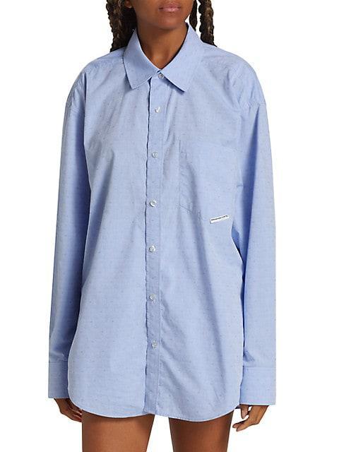 商品Alexander Wang|Embroidered Boyfriend Shirt,价格¥2334,第5张图片详细描述