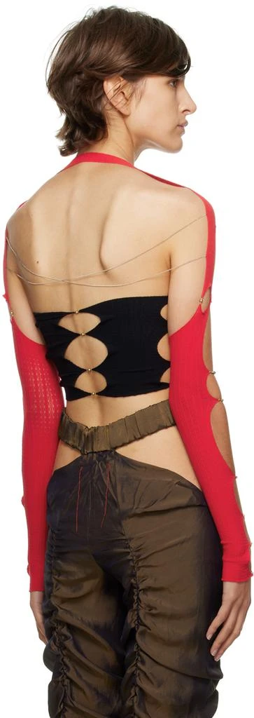 商品RUI|Red Cutout Gloves,价格¥1215,第3张图片详细描述