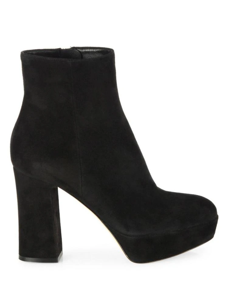 商品Gianvito Rossi|Gianvito Rossi - Texas Suede Platform Booties,价格¥4029,第1张图片