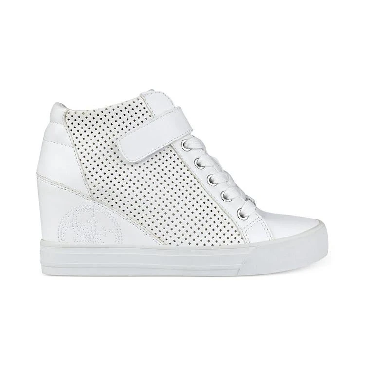 商品GUESS|Women's Decia Wedge Sneakers,价格¥666,第2张图片详细描述