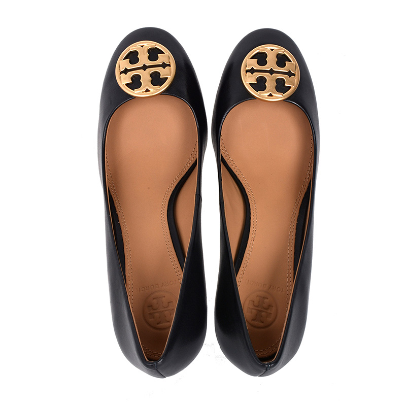 Tory Burch 汤丽柏琦 女士黑色坡跟鞋 45899-006商品第4张图片规格展示