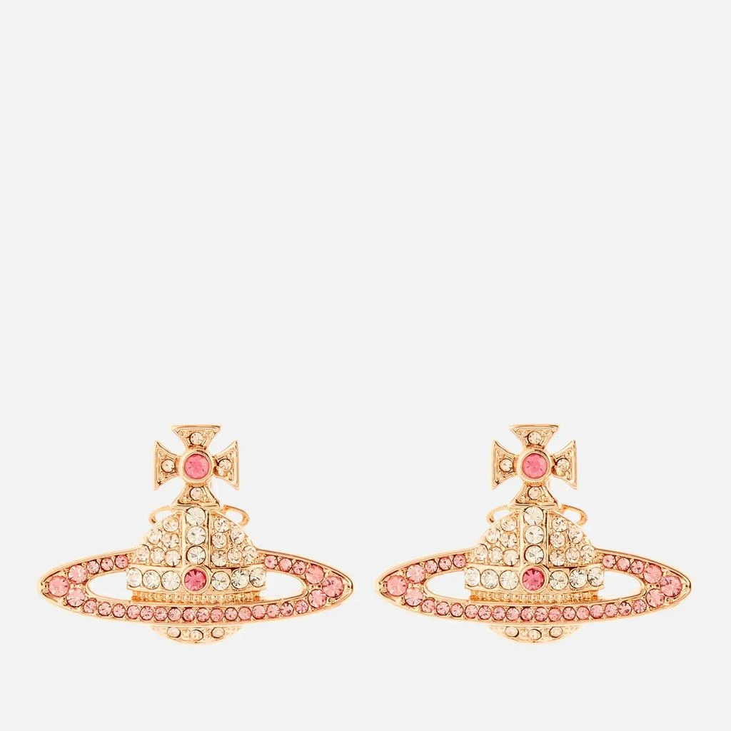 商品Vivienne Westwood|Vivienne Westwood Kika Gold-Tone and Crystal Earrings,价格¥1051,第1张图片