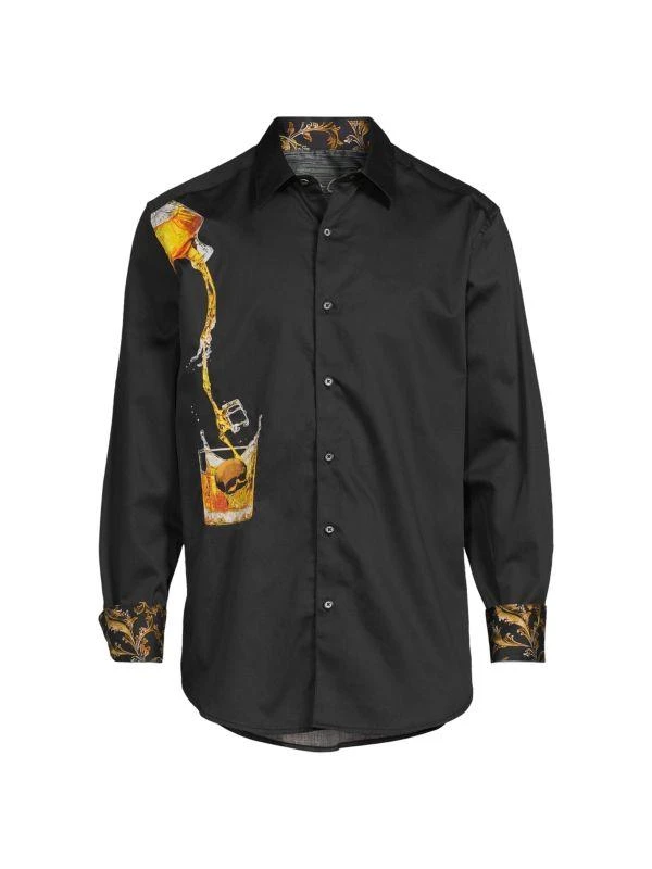 商品Robert Graham|Whiskey On Ice Sport Shirt,价格¥793,第4张图片详细描述