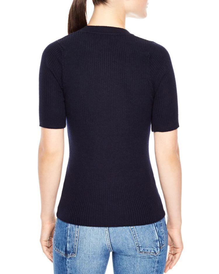 商品Sandro|Patty Ribbed Sweater ,价格¥779,第2张图片详细描述