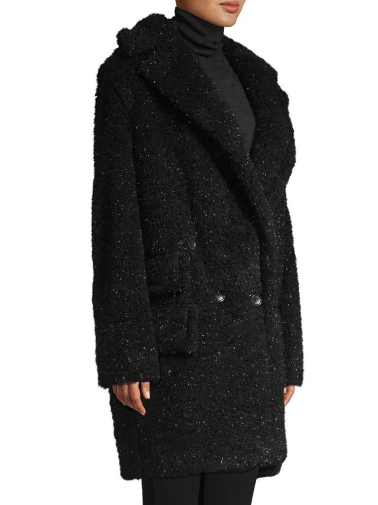 商品Max Mara|Lastra Lurex Wool-Blend Teddy Coat,价格¥16483,第3张图片详细描述