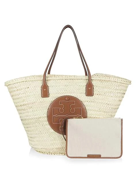 商品Tory Burch|Large Ella Straw Basket Tote,价格¥1865,第5张图片详细描述