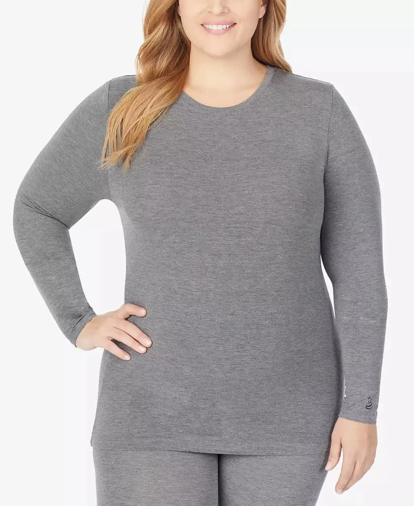商品Cuddl Duds|Plus Size Softwear with Stretch Long Sleeve Top,价格¥282,第2张图片详细描述