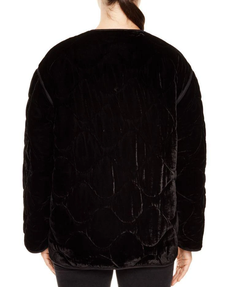 商品Sandro|Jacky Quilted 丝绒夹克,价格¥1925,第2张图片详细描述