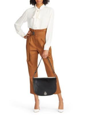 Large Cavalcade Leather Shoulder Bag商品第2张图片规格展示