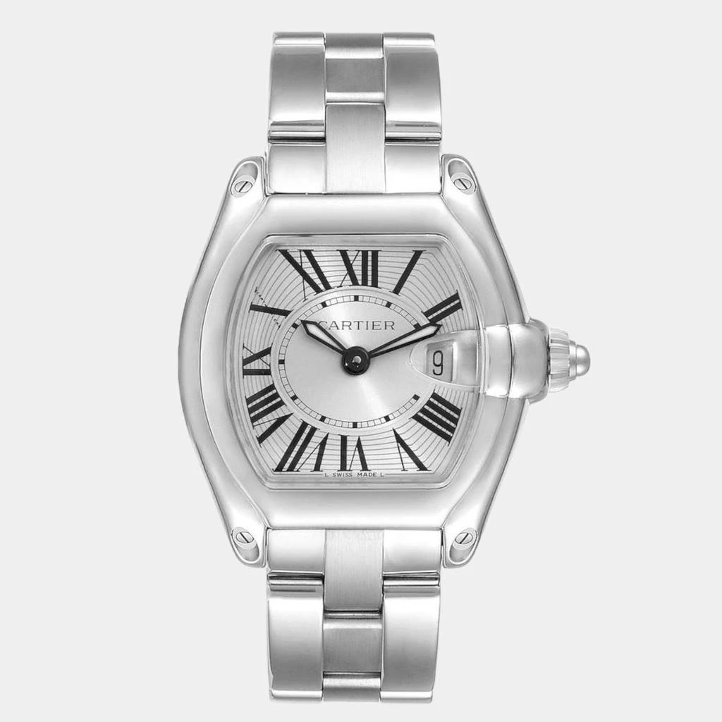 商品[二手商品] Cartier|Cartier Roadster Small Silver Dial Steel Ladies Watch W62016V3,价格¥30629,第1张图片