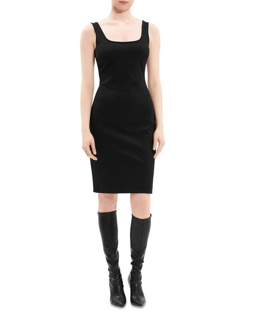 商品Theory|Slim Scoop Neck Dress,价格¥1652,第1张图片