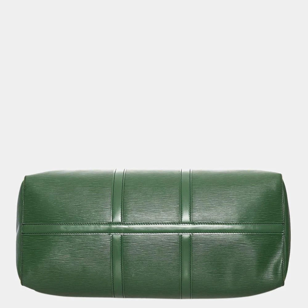 商品[二手商品] Louis Vuitton|Louis Vuitton Green Epi Keepall 50,价格¥6369,第4张图片详细描述