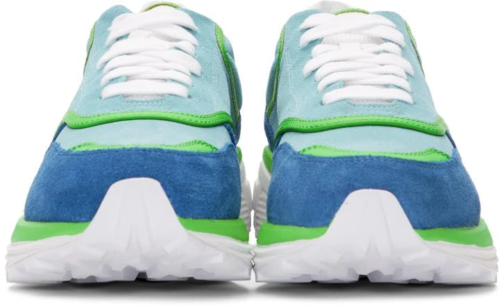 商品Off-White|Blue & Green Jogger Sneakers,价格¥3006,第2张图片详细描述