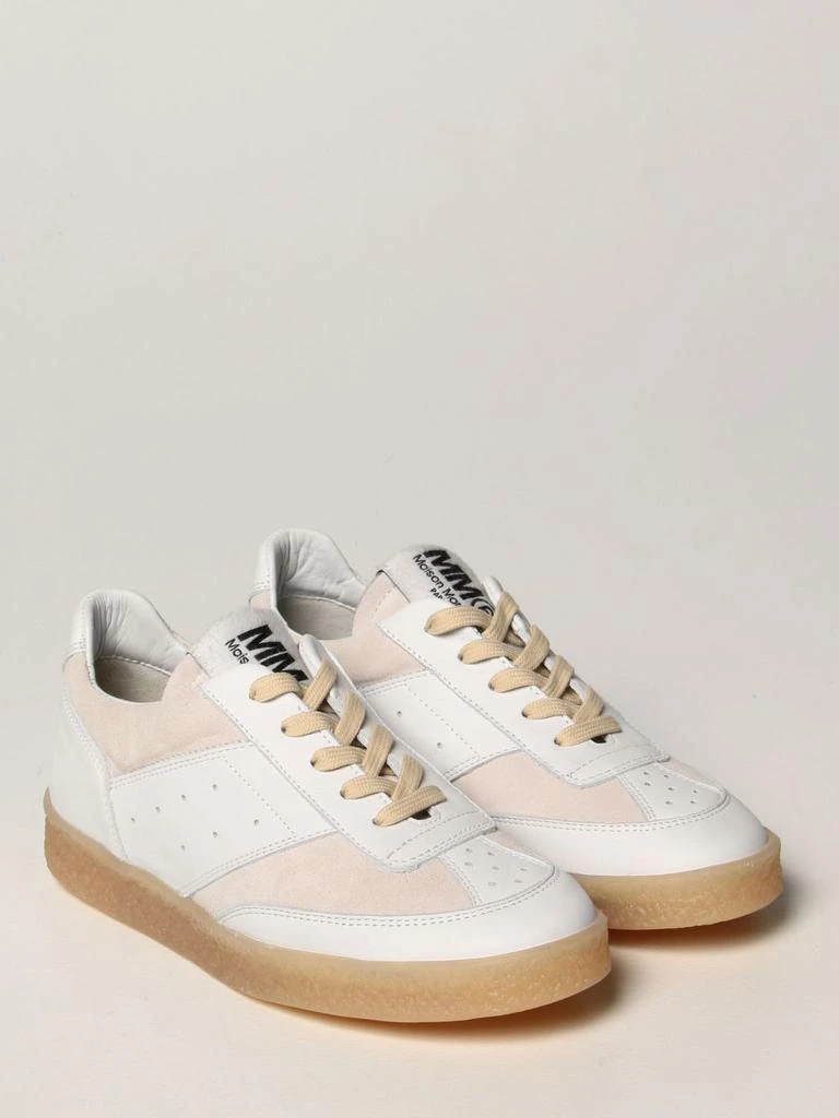 商品MAISON MARGIELA|Mm6 Maison Margiela sneakers in leather and suede,价格¥2758,第2张图片详细描述