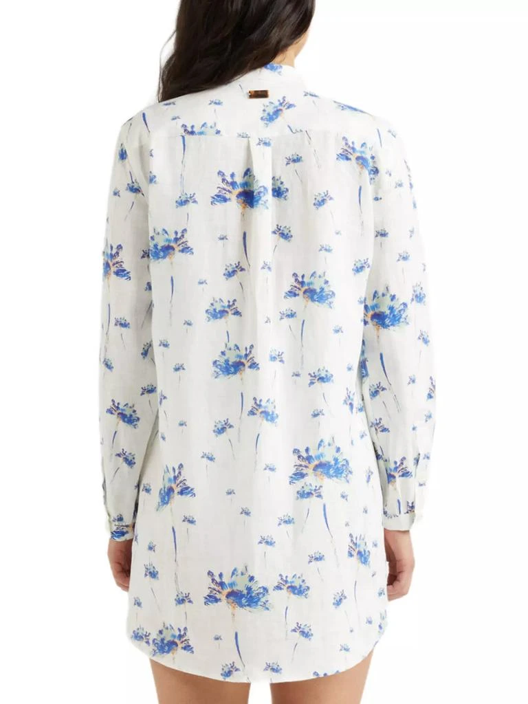 商品Vilebrequin|Herbier Floral Linen Mini Shirtdress,价格¥2475,第5张图片详细描述