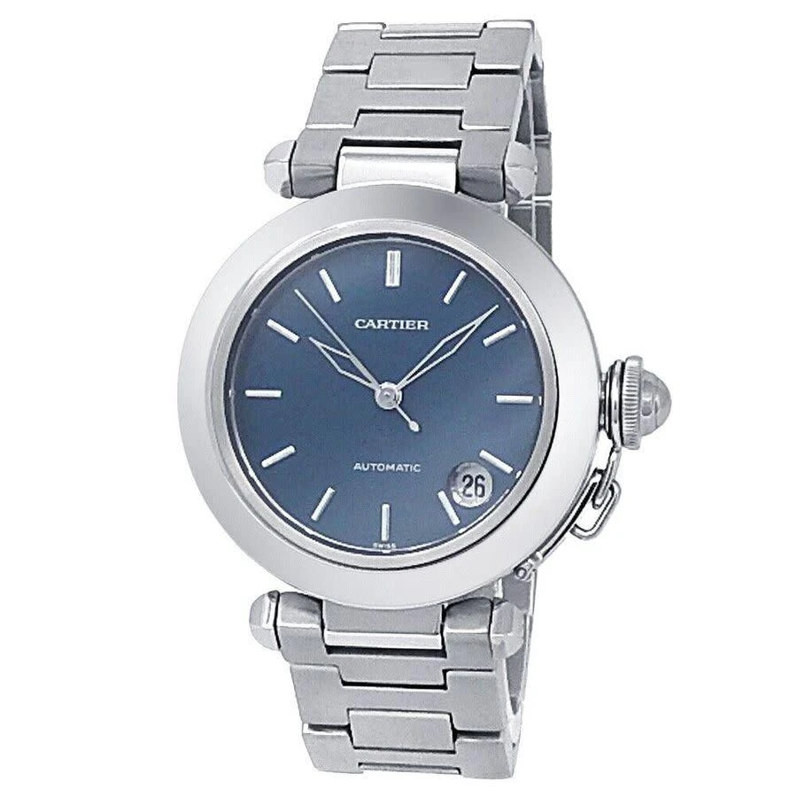 商品[二手商品] Cartier|Pre-owned Cartier Pasha Automatic Blue Dial Mens Watch 2324,价格¥16218,第1张图片