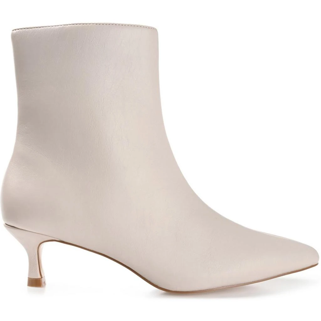Journee Collection Womens Arely Faux Leather Pointed Toe Ankle Boots 商品
