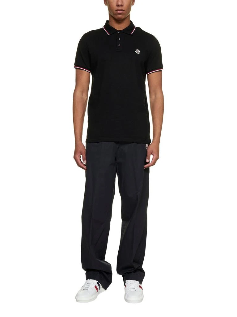 商品Moncler|Moncler Logo Patch Short-Sleeved Polo Shirt,价格¥1978,第5张图片详细描述