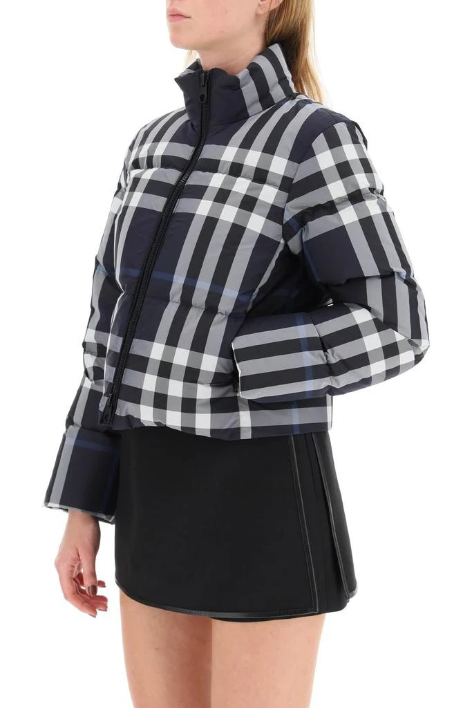 商品Burberry|Burberry night check cropped down jacket,价格¥8004,第4张图片详细描述