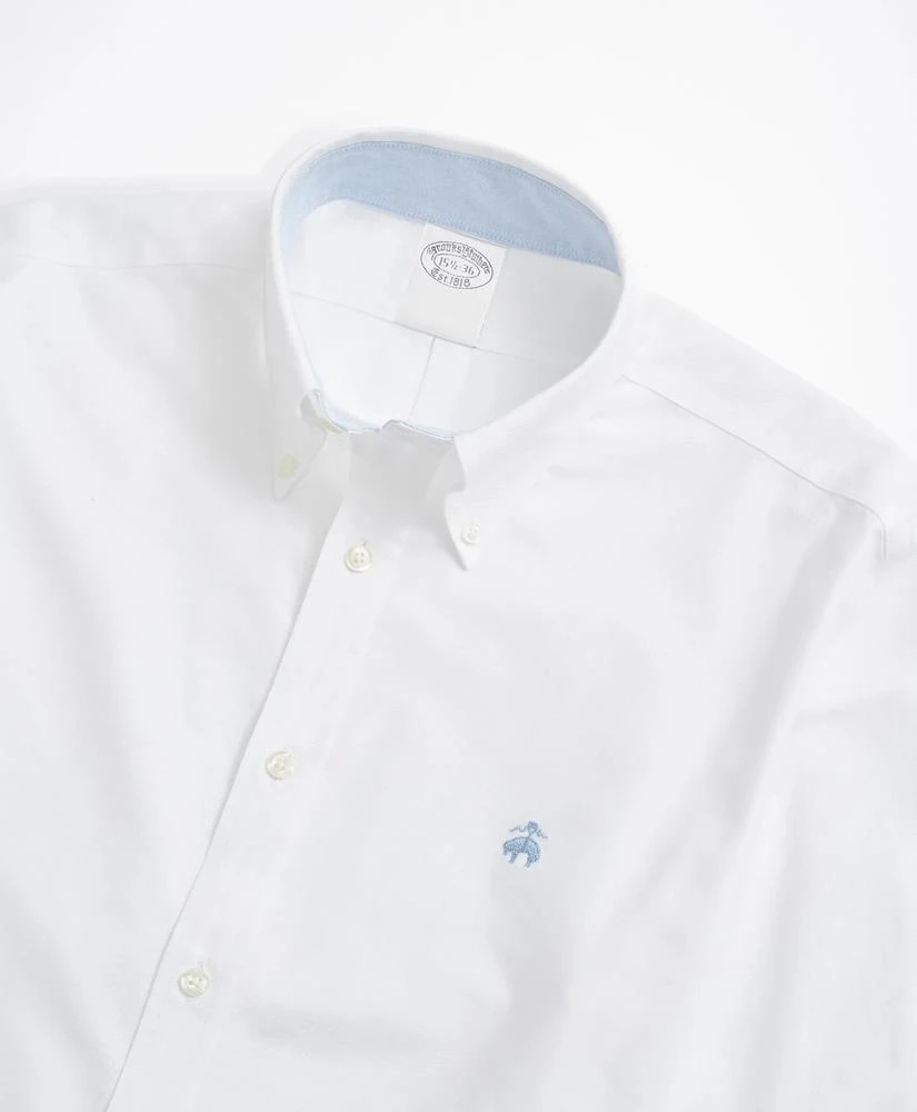 商品Brooks Brothers|Stretch Non-Iron Oxford Button-Down Collar Sport Shirt,价格¥805,第2张图片详细描述