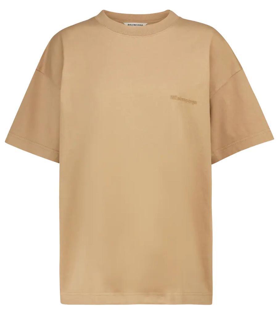 商品Balenciaga|Logo棉质大廓形T恤,价格¥3953,第1张图片