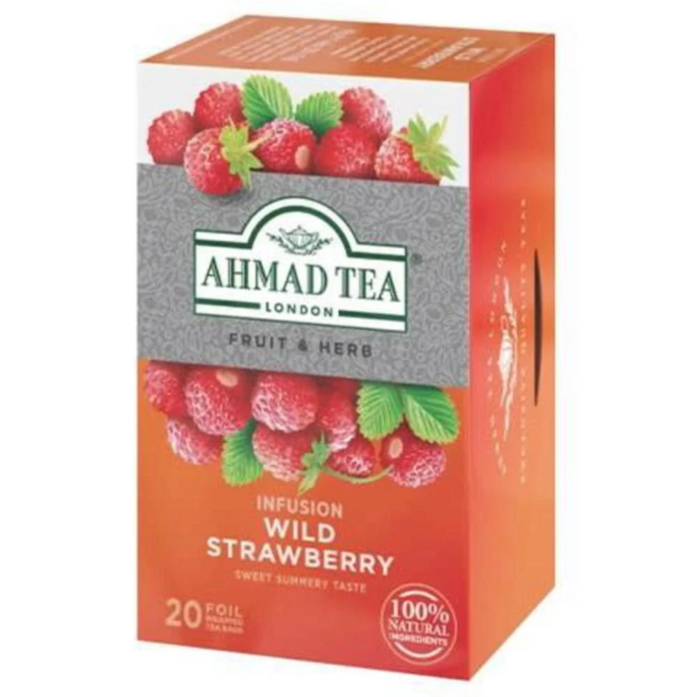 商品AhmadTea|Ahmad Tea Wild Strawberry Herbal Tea (Pack of 3),价格¥159,第1张图片