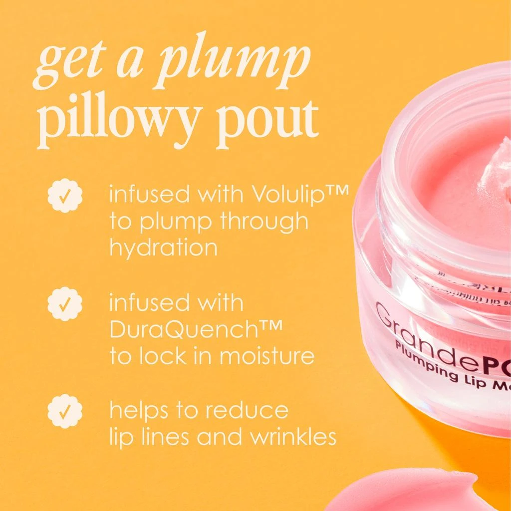 商品Grande Cosmetics|GRANDE Cosmetics GrandePOUT Plumping Lip Mask - Berry Mojito,价格¥139,第3张图片详细描述