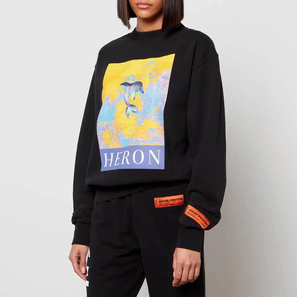 商品Heron Preston|Heron Preston Women's Dolphin Graphic Sweatshirt - Black,价格¥1078,第1张图片