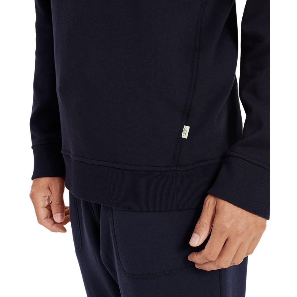商品UGG|Men's Zeke 1/2-Zip Double-Knit Fleece Pajama Sweatshirt,价格¥649,第4张图片详细描述