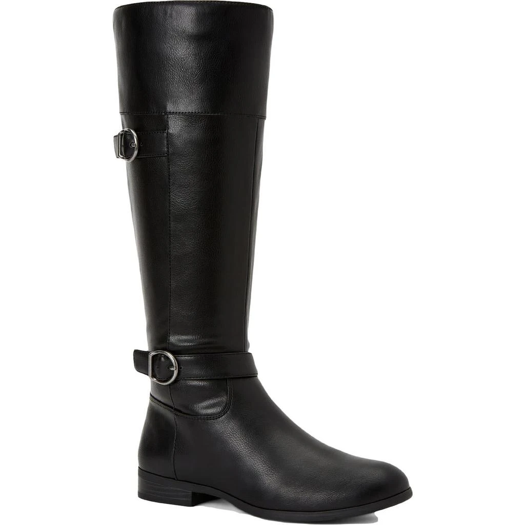商品Style & Co|Style & Co. Womens Kezlin Faux-Leather Riding Knee-High Boots,价格¥84,第2张图片详细描述