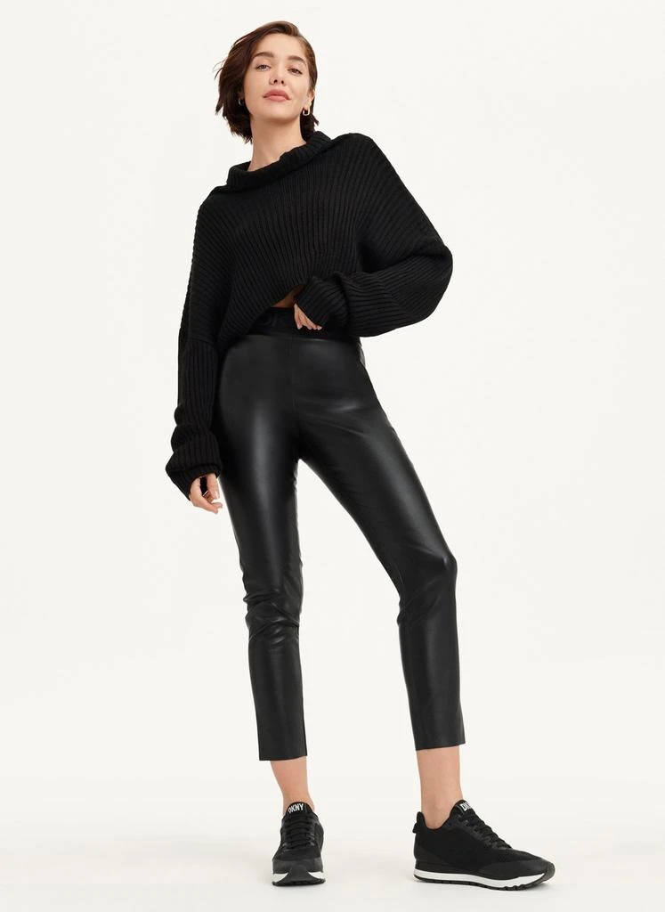 商品DKNY|Faux Leather Pull On Legging,价格¥343,第2张图片详细描述