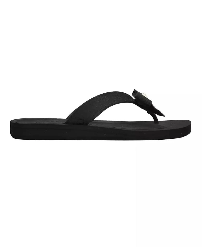 商品GUESS|Women's Tutu Eva Fashion Bow Detail Flip Flop Sandals,价格¥126,第2张图片详细描述