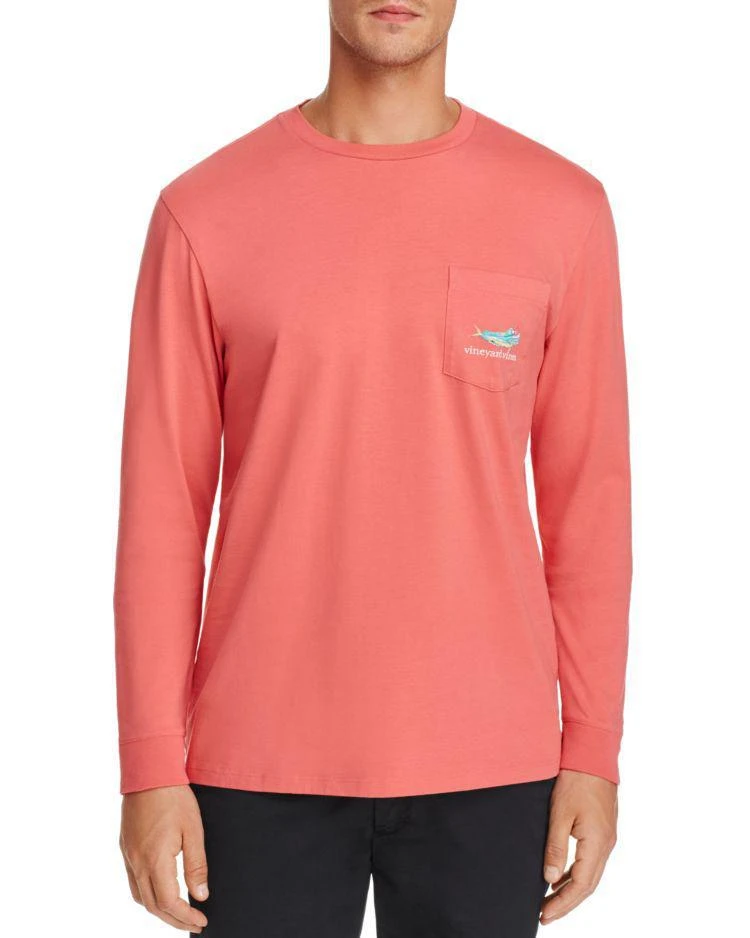 商品Vineyard Vines|Christmas Mahi Crewneck Long Sleeve Tee ,价格¥253,第3张图片详细描述