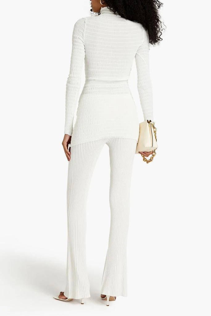 商品ROSETTA GETTY|Shirred jersey turtleneck top,价格¥1269,第1张图片