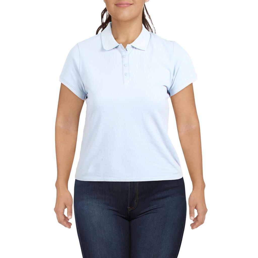 Guess Womens Cotton Collar Polo Top商品第2张图片规格展示